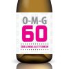 OMG 60 – 60th Birthday Wine Label PDF Download in Pink & Gray - Image 2