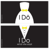 I Do & I Do What She Says – Wedding & Engagement Wine Label PDF Download Set in Yellow - Image 4