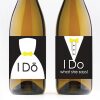 I Do & I Do What She Says – Wedding & Engagement Wine Label PDF Download Set in Yellow