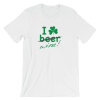I Shamrock Wine – St. Patty’s Day Short-Sleeve Unisex T-Shirt in White - Image 2