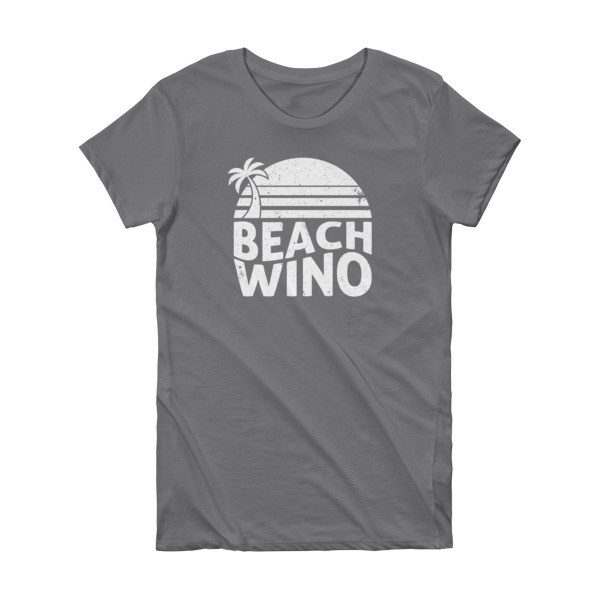 beach wino gray t-shirt