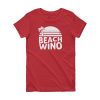 Beach Wino Vintage Graphic Tee – Short Sleeve Women’s T-shirt - Image 3
